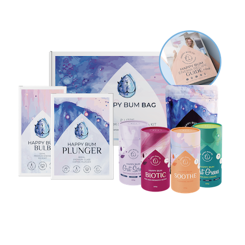 Gut-Healthy Starter Bundle - Premium Coffee Enema Kit + Inflammation, Bloating + Digestive Support