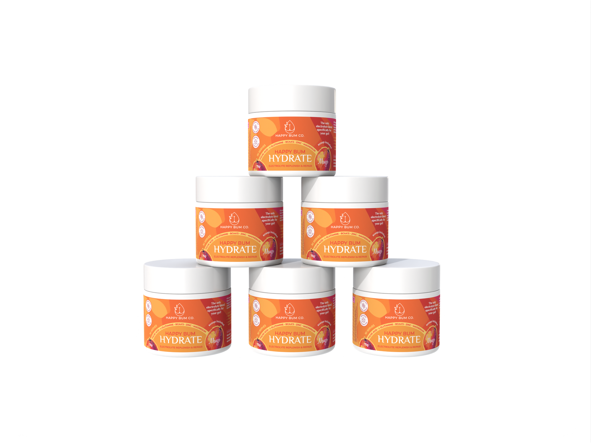 Happy Bum Hydrate - Electrolyte Replenish & Repair