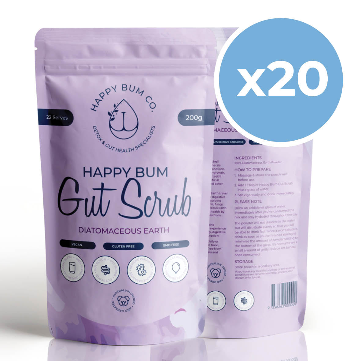 20 x Gut Scrub -WHOLESALE BULK BUY
